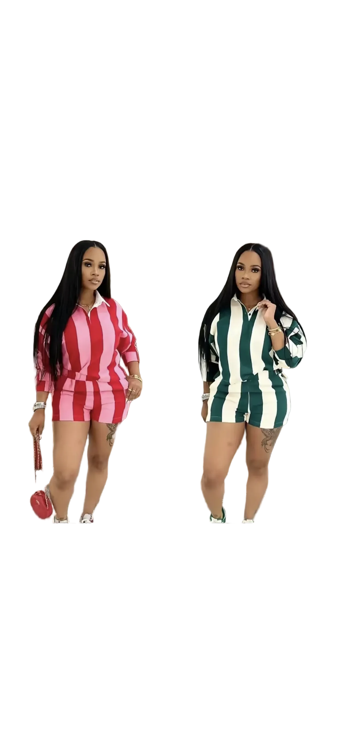 Two Piece Stripe Set