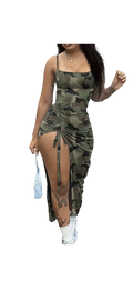 Camouflage Maxi Dress