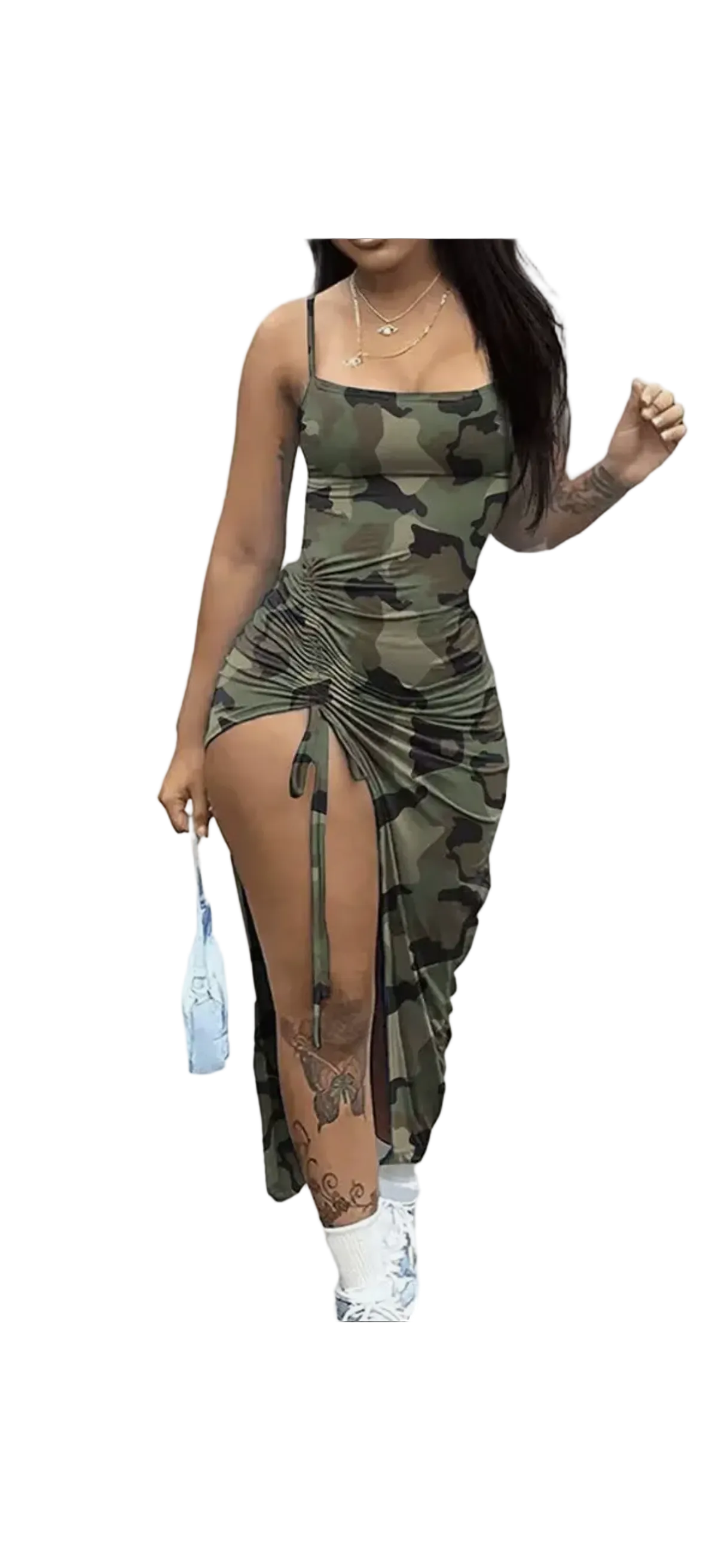 Camouflage Maxi Dress