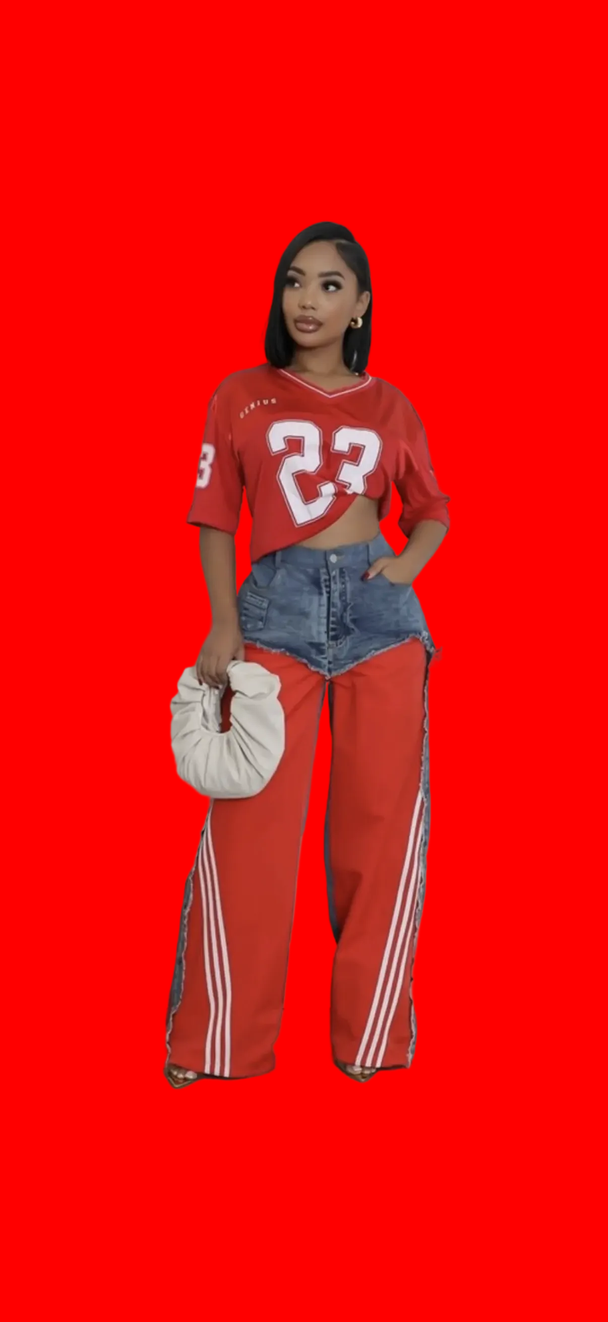 Two Demim/Jogger Set