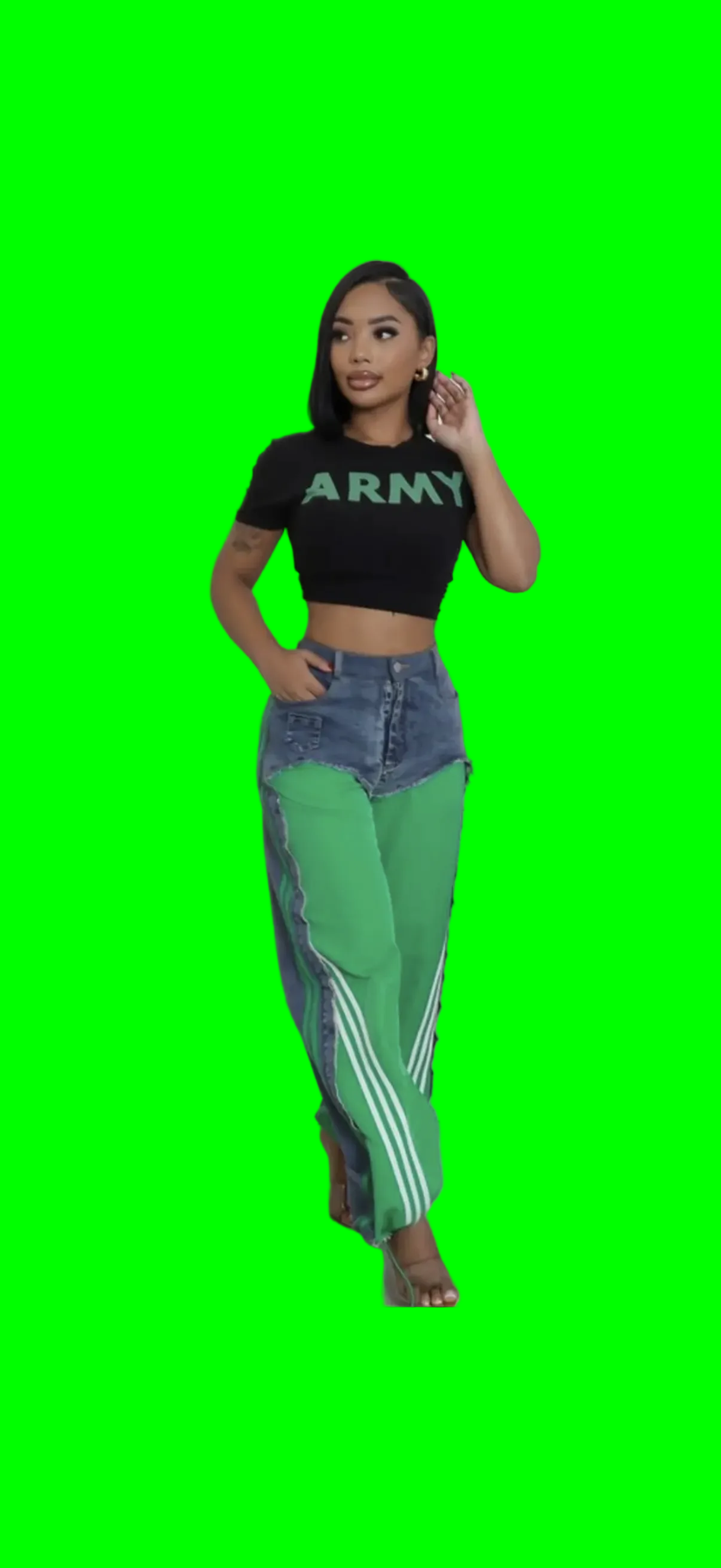 Two Piece Denim/Jogger set